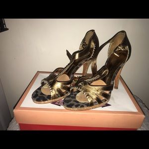 Cindy Gold Heels